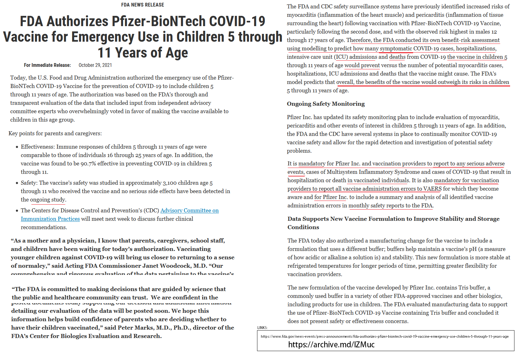 10_29_2021 FDA approves Child Vaccination for Pfizer Covid Vax.png