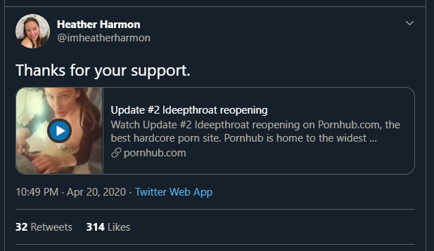 Harmon twitter heather Michael W