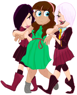 They are supposed to be Blyth, Whitney & Brittany Biskit from lps and s...